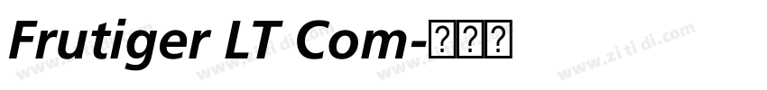 Frutiger LT Com字体转换 Frutiger LT Com字体转换